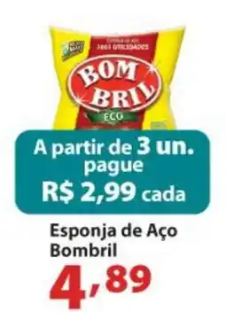 Supermercados Tischler Esponja de Aço Bombril oferta
