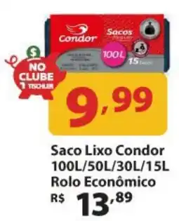 Supermercados Tischler Saco Lixo Condor oferta