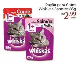 Dona de Casa Ração para Gatos Whiskas Sabores oferta