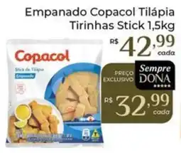 Dona de Casa Empanado copacol tilapia tirinhas stick oferta