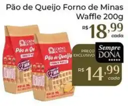 Dona de Casa Pão de Queijo Forno de Minas Waffle oferta