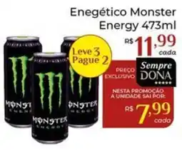 Dona de Casa Enegético Monster Energy oferta