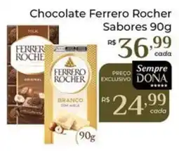 Dona de Casa Chocolate ferrero rocher sabores oferta
