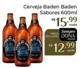 Dona de Casa Cerveja Baden Baden Sabores oferta
