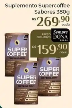 Dona de Casa Suplemento supercoffee sabores oferta