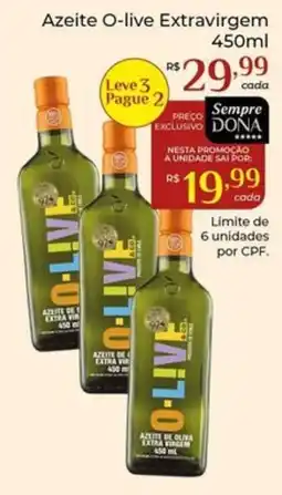 Dona de Casa Azeite o-live extravirgem oferta