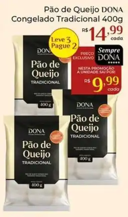 Dona de Casa Pão de Queijo Tradicional oferta