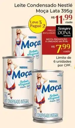 Dona de Casa Leite condensado nestlé moça oferta