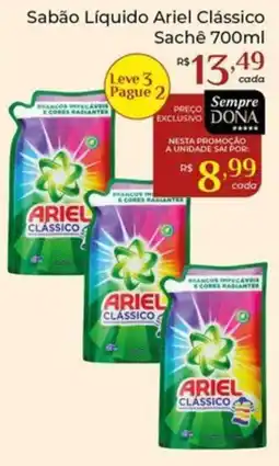 Dona de Casa Sabão Líquido Ariel Clássico oferta