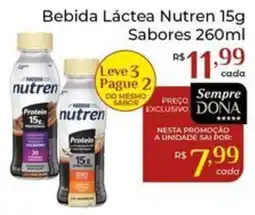 Dona de Casa Bebida Láctea Nutren oferta