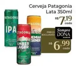 Dona de Casa Cerveja Patagonia Lata oferta