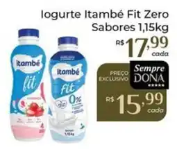 Dona de Casa logurte itambé fit zero oferta