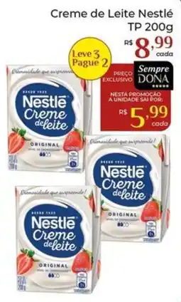 Dona de Casa Creme de Leite Nestlé oferta