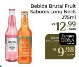 Dona de Casa Bebida brutal fruit sabores long neck oferta