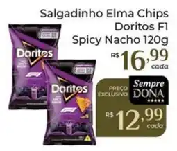 Dona de Casa Salgadinho Elma Chips Doritos F1 Spicy Nacho oferta
