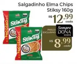 Dona de Casa Salgadinho Elma Chips Stiksy oferta