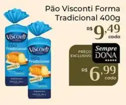 Dona de Casa Pão Visconti Forma Tradicional oferta