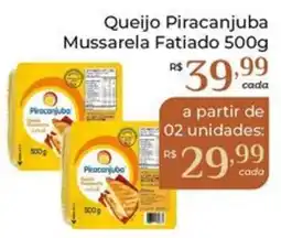 Dona de Casa Queijo Piracanjuba Mussarela Fatiado oferta