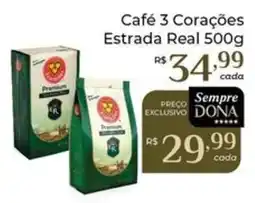 Dona de Casa Café 3 Corações Estrada Real oferta