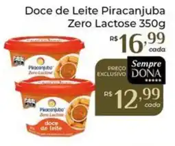 Dona de Casa Doce de leite piracanjuba zero lactose oferta