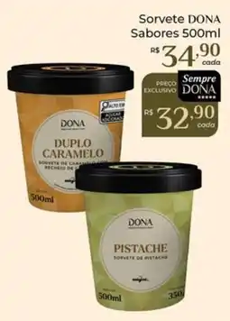 Dona de Casa Sorvete dona sabores oferta