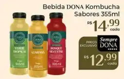 Dona de Casa Bebida dona kombucha sabores oferta