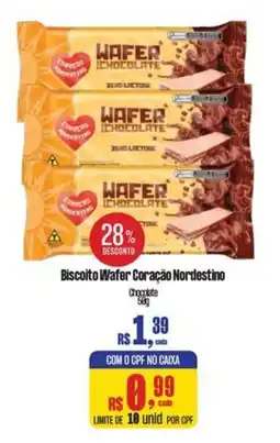 Mix Mateus Biscoito Wafer Coração Nordestino oferta