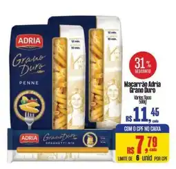 Mix Mateus Macarrão adria grano duro oferta
