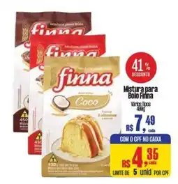 Mix Mateus Mistura para Bolo Finna oferta