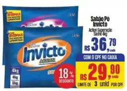 Mix Mateus Sabão Pó Invicto Action Superação oferta