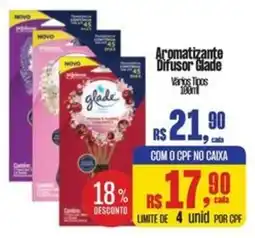 Mix Mateus Aromatizante difusor glade vários tipos oferta