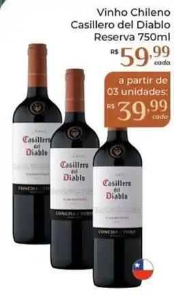 Dona de Casa Vinho Chileno Casillero del Diablo Reserva oferta