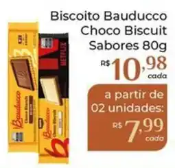 Dona de Casa Biscoito Bauducco Choco Biscuit Sabores oferta