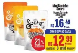 Mix Mateus Mini Coxinha Sucre oferta