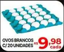 Supermercados Santa Helena ovos brancos oferta