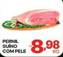 Supermercados Santa Helena Pernil suíno com pele oferta
