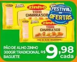 Supermercados Santa Helena Pão de alho zinho oferta