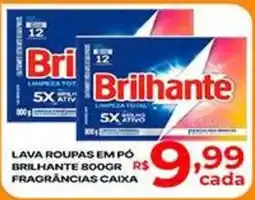 Supermercados Santa Helena Lava roupas em pó brilhante oferta