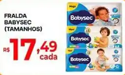 Supermercados Santa Helena Fralda babysec (tamanhos) oferta