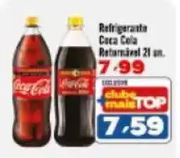 Rede Top Refrigerante coca cola retornável 2l oferta