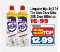 Rede Top Limpador Veja Sq X-14 Tira Limo Clara Ativo oferta