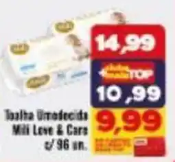 Rede Top Toalha umedecida mili leve & cara oferta