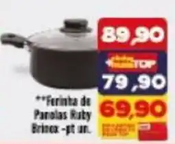 Rede Top Ferinha de Panelas Ruby Brinox oferta