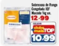Rede Top Sabrecoxa de frango congelada 10f oferta