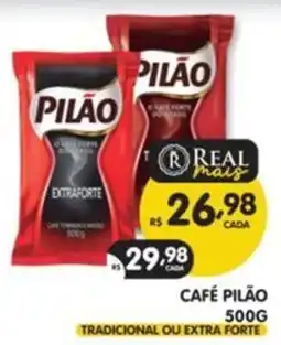 Supermercados Real Café pilão oferta