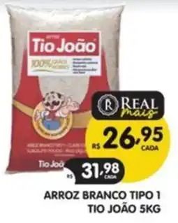 Supermercados Real Arroz branco tipo 1 oferta