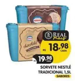 Supermercados Real Sorvete nestlé tradicional oferta