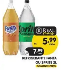 Supermercados Real refrigerante fanta ou sprite 2l oferta
