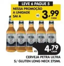 Supermercados Real Cerveja petra ultra s/ gluten long neck oferta