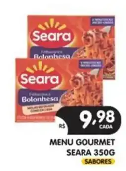Supermercados Real Menu gourmet seara 350g oferta